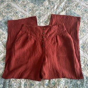 Express wide leg linen pants